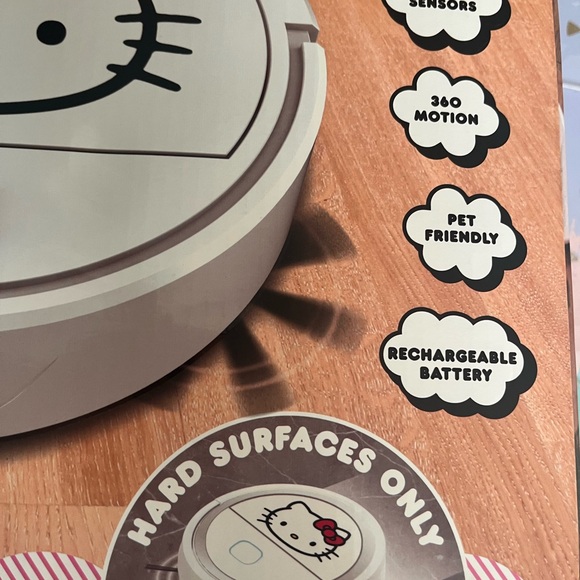 HELLO KITTY White 3-1 Robo Vacuum Cleaner NIB NEW NWT - Picture 4 of 9